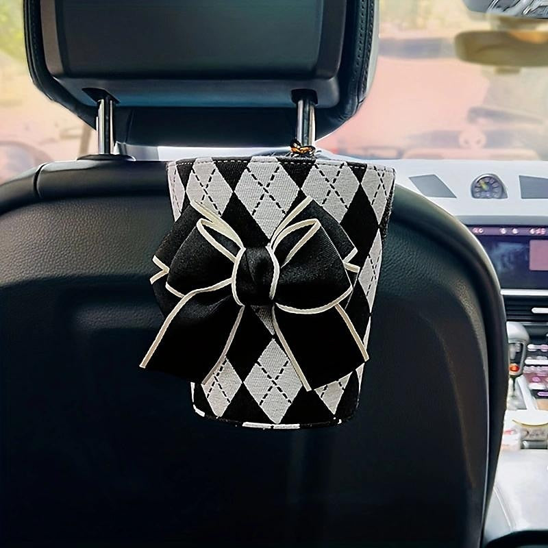 Car Air Outlet Seat Back Pillow Storage Bucket Car Hanging Bag Car Storage Box Trash Can Desktop Storage Bucket 2024 - $9.99