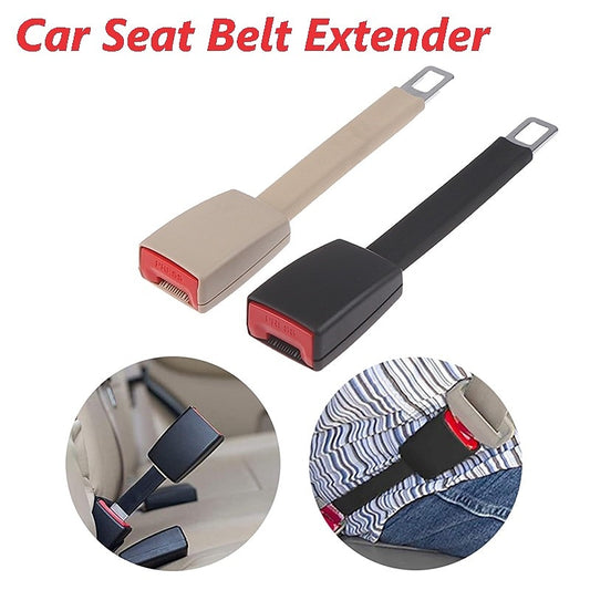 2Pcs Car Auto Seat Belt Extender Extention Buckle Safety Clip 25CM*5CM Universal  Safety Seatbelt Auto Interior Modeling Safety Clip For 21mm Locking