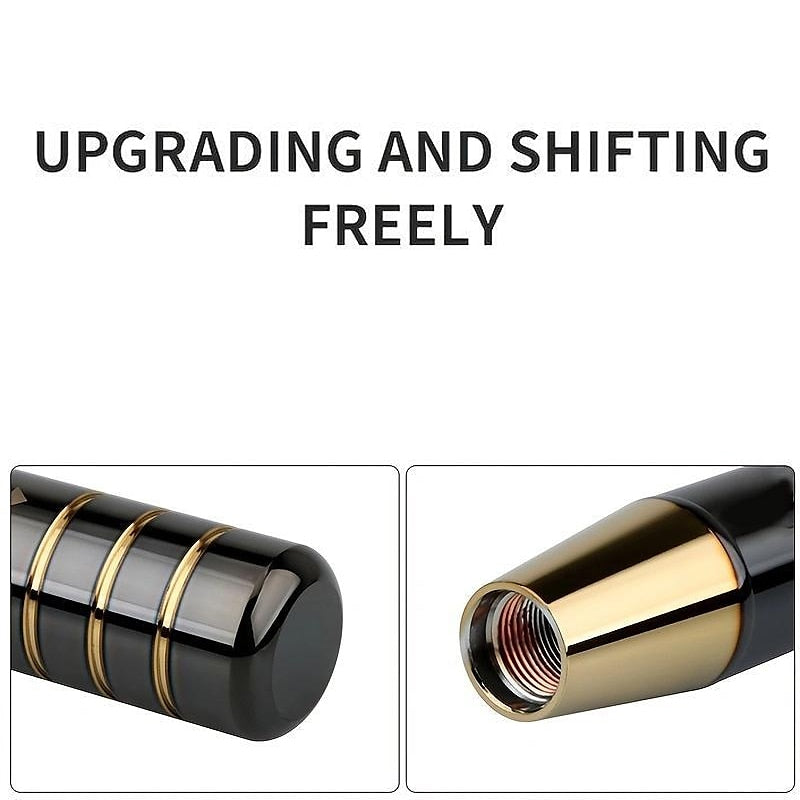 Upgrade Your Ride with Our 13cm/5.1in Auto Accessory Gear Shift Knob - Aluminum Alloy JDM Gear Shift Lever Head for Automatic & Manual Cars! 2024 - GB