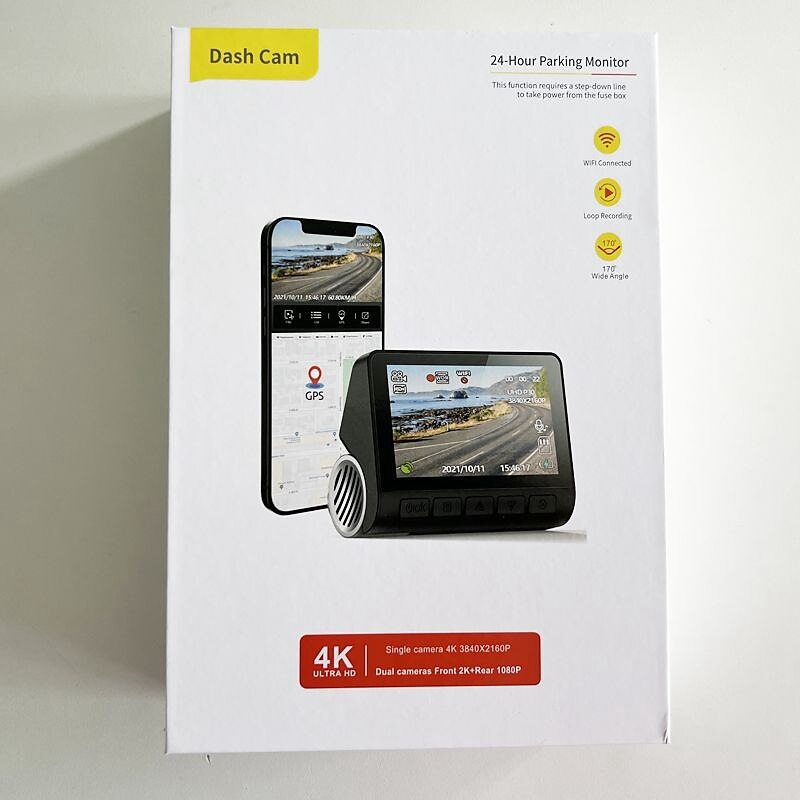 V55 1080p / 1440P / 2160P New Design / HD / Boot automatic recording Car DVR 170 Degree Wide Angle 3 inch IPS Dash Cam with WIFI / GPS / Night Vision