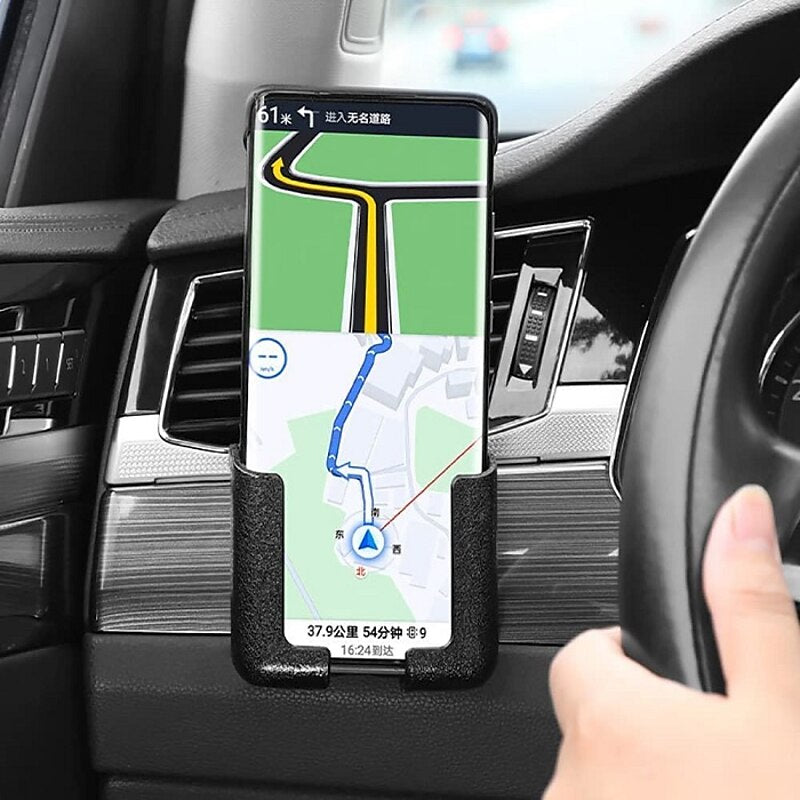 Upgraded Multifunctional Mobile Phone Bracket  Self Adhesive Dashboard Mount Car Phone Holder Adjustable Width Car Sticky Navigation Mobile Phone Brac