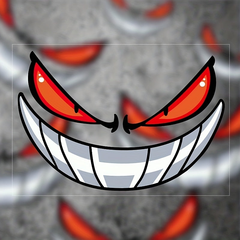 2PCS Make Your Car Stand Out with Demon Eyes Car Sticker Expression Decals! 2024 - $5.49