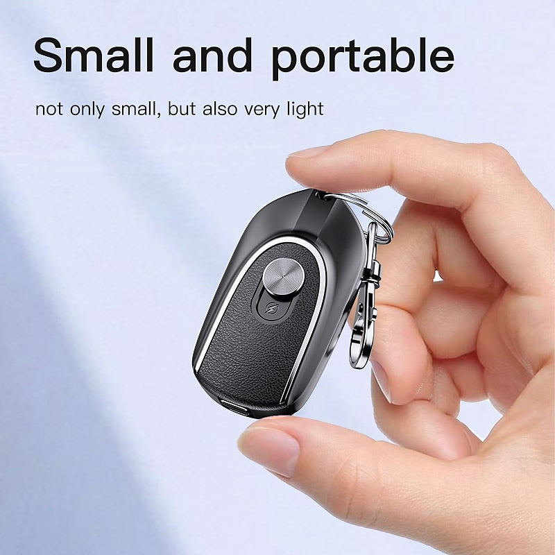 New mini emergency charging treasure keychain hanging buckle charging treasure portable gift emergency mobile power supply 1500M 2024 - GBP £10