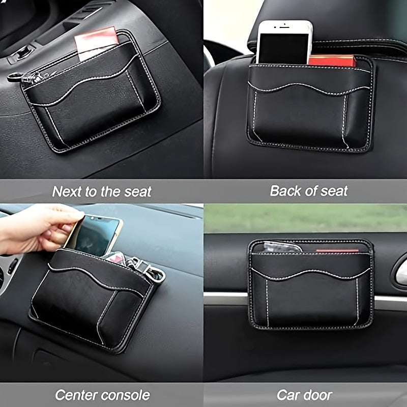 Car Side Pocket Organizer Car Storage Pocket Pouch Cell Phone Eyeglasses Holder Car Seat Gap Filler Organizer For Car Seat Door Window 2024 - $7.99