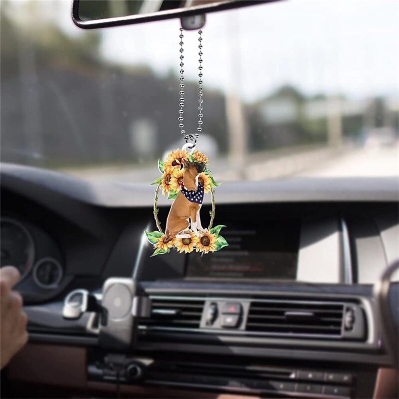 1pc Car Acrylic Brown Flying Eagle Hanging Decoration for Rear View Mirror Accessories Interior Pendant 2024 - $5.49