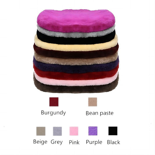 Car Seat Cushion Comfort Auto Seat Pad Fluffy Soft Warm Office Chair Car Mat with Non-Slip Backing Universal Fit 2024 - GBP £7