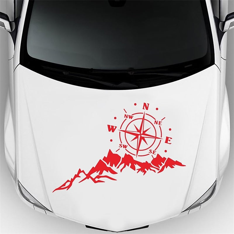 Doordash DIY Design Car Truck Decorative Stickers for SUV Mountain Adventurers Compass Cross-Country Rv Camper Car Accessories 2024 - $7.99