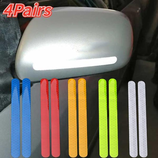 4Pairs Car Stickers Reflector Rearview Mirror Reflective Tape Car Accessories Exterior Reflex Tape Reflective Strip 2024 - $7.99