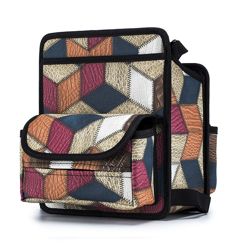 Car Seat Middle Organiser PU Leather Auto Between Seat Storage with Pockets Front Seat Handbag Holder Pet Net Barrier Organizer 2024 - RON 110.63