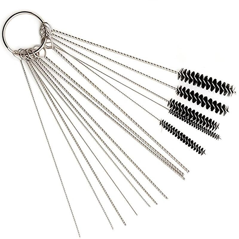 15Pcs Tools Brushes Car And Motorcycle Carburetor Cleaning Needle Set Stainless Steel Dirt Ejector Tool Brush Carburetor Parts 2024 - $6.99
