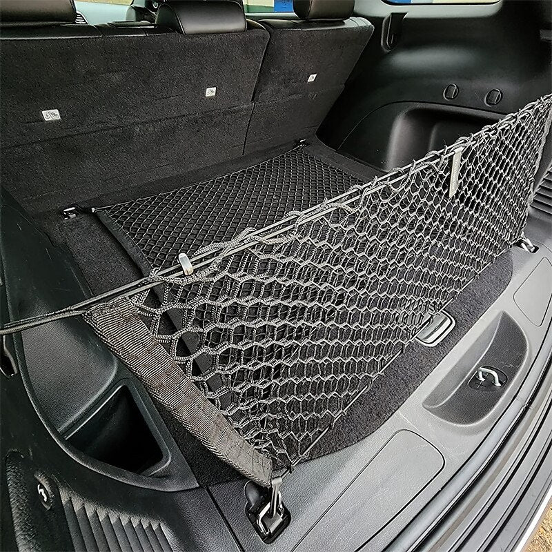 Car Trunk Storage Mesh Bag Elastic Luggage Cargo Storage Net Net Pocket For Motorcycle Motorbike Bike Cars Trucks ATVs With Hooks 2024 - $8.99