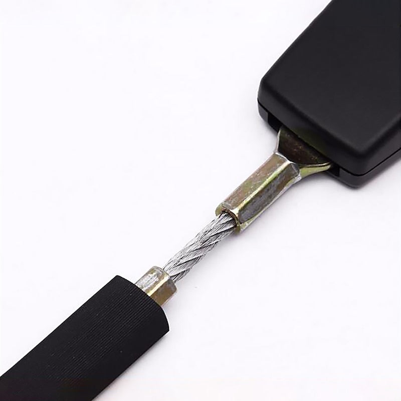 2Pcs Car Auto Seat Belt Extender Extention Buckle Safety Clip 25CM*5CM Universal  Safety Seatbelt Auto Interior Modeling Safety Clip For 21mm Locking