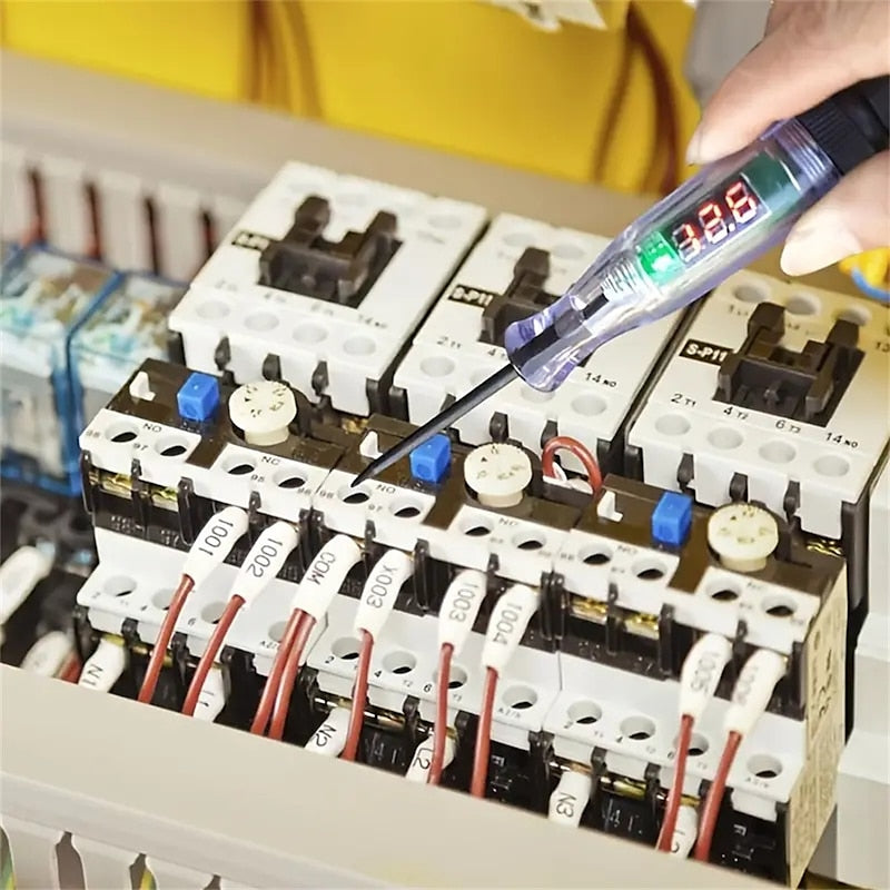 Car Test Pen Circuit Tester DC Truck Voltage Digital Display Long Probe Pen With Light Automotive Diagnostic Tools Auto Repair Tool 2024 - $9.99