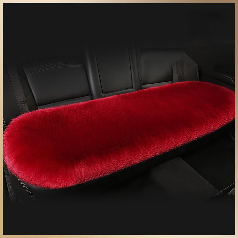 New Fur Car Seat Covers Fiber Faux Auto Seats Cushion Long Plush Winter Warm Seats Mats Universal 12 Colors 2024 - $31.99