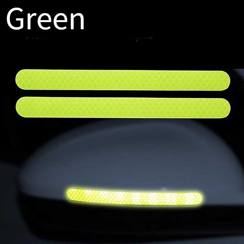 4Pairs Car Stickers Reflector Rearview Mirror Reflective Tape Car Accessories Exterior Reflex Tape Reflective Strip 2024 - $7.99
