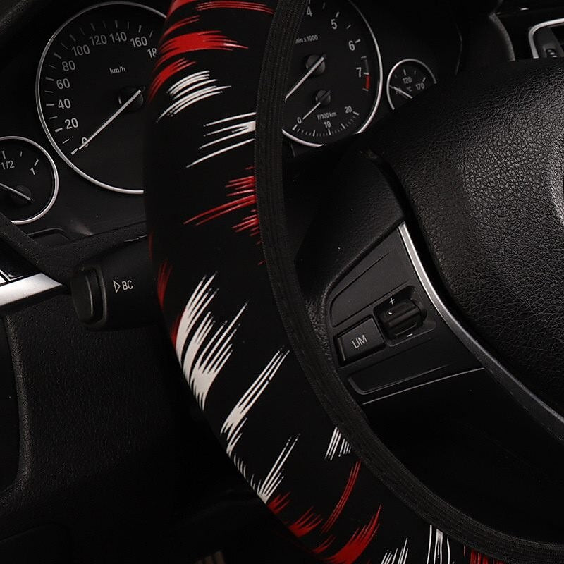 1 PCS Faux Leather Car Steering Wheel Cover Easy to Install Universal Fit For 141/2-15 2024 - $7.99