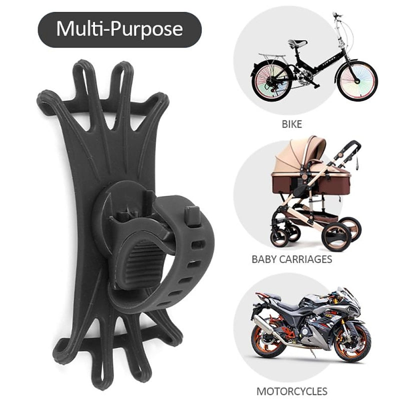 360 Degree Rotatable Silicone Bicycle Phone Holder Balance Car Motorcycle Stand Bracket 2024 - $8.99