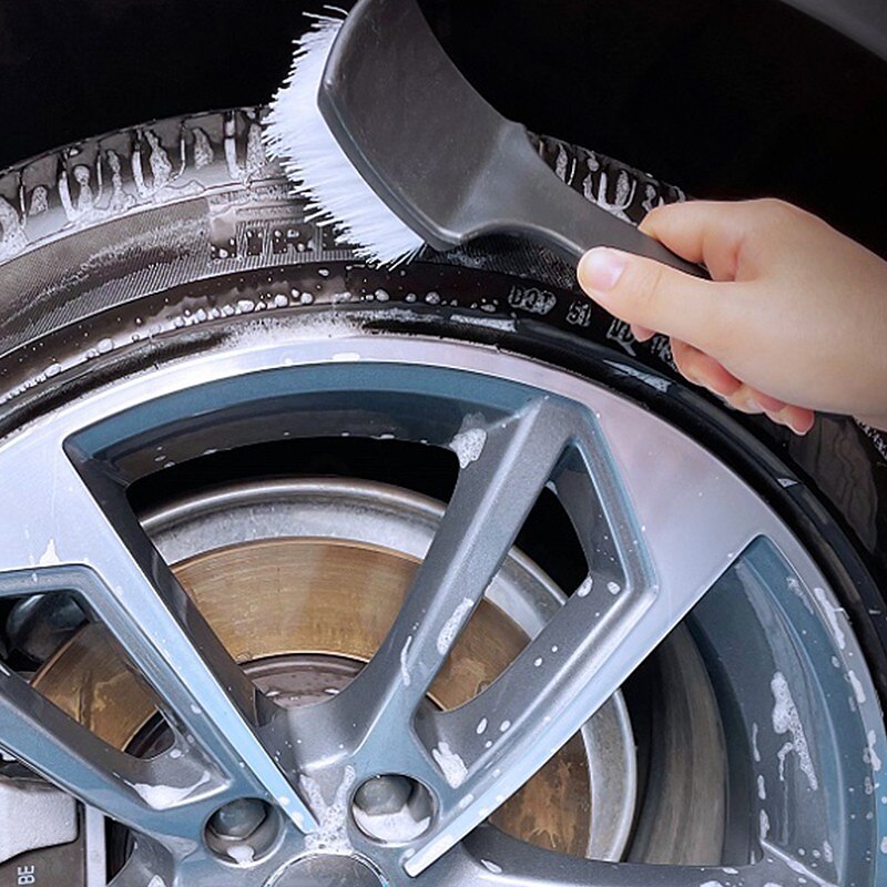 2PCS Auto Tire Rim Brush Wheel Hub Cleaning Brushes Car Wheels Detailing Cleaning Accessories Tire Auto Washing Tool 2024 - $8.99
