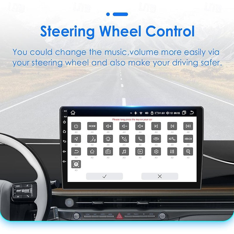 Android 12 Car Radio for Chevrolet Spark Beat Matiz Creative 2010-2014 Multimedia Stereo Carplay Navigation System Frosted Black 2024 - $106.99