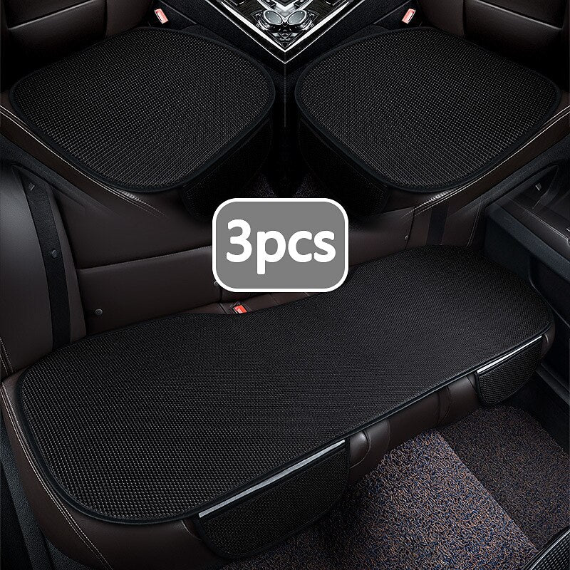 Summer Car Seat Covers Front Universal Car Seat Cushion Mat Ice Silk Auto Seat Cover protector Backseat Pad For Cars SUV 2024 - $12.99