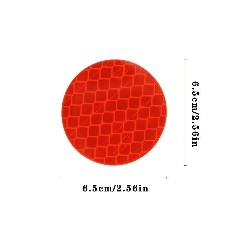 10pcs car truck bumper safety reflective warning lane night driving riding safety stickers motorcycle bikes safety sticker 2024 - $6.99