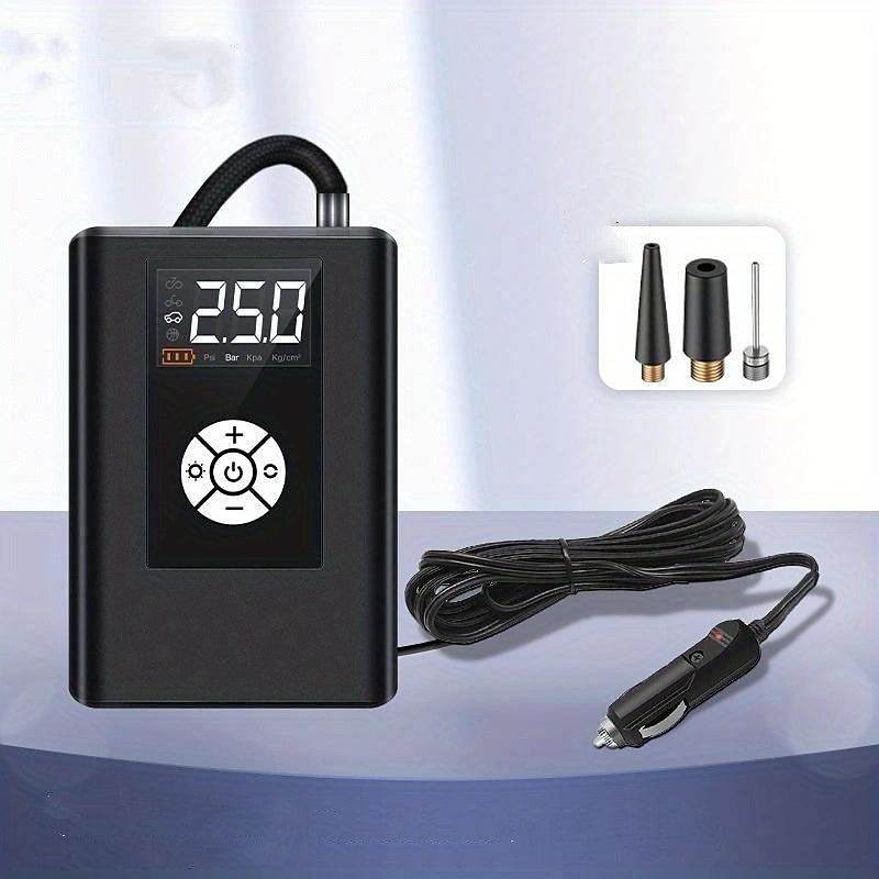 Wireless Car Air Pump 120W 150PSI Portable Digital Air Compressor Electric Auto Pump Tire Inflator For Car Motorcycle Bike Balls 2024 - RON 153.68