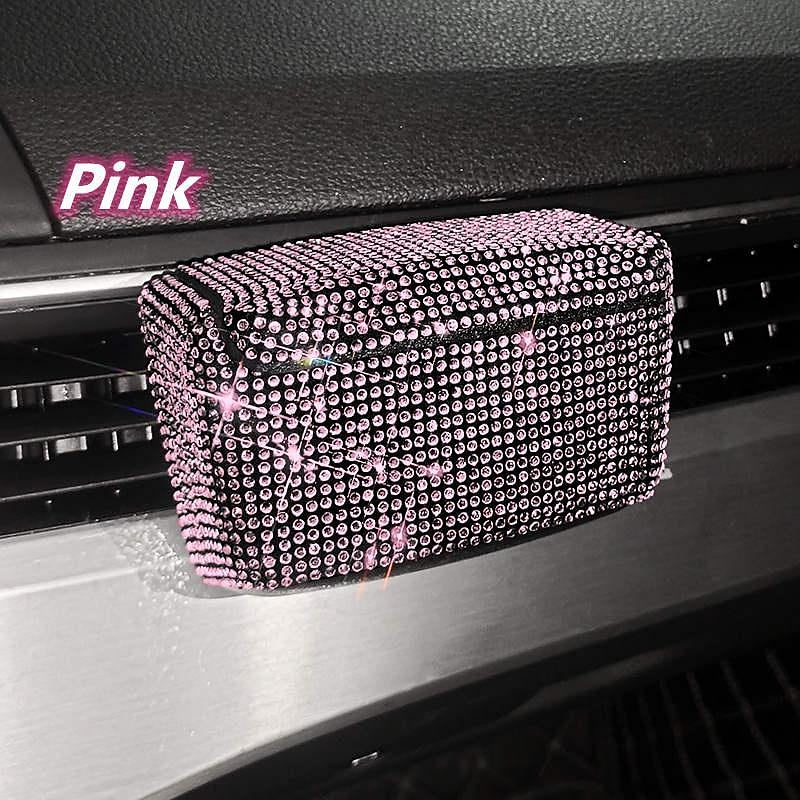 7 Colors Bling Bling Car Air Vent Mounting Cigarette Ashtray Holder Cup with Blue Light 2024 - $14.99