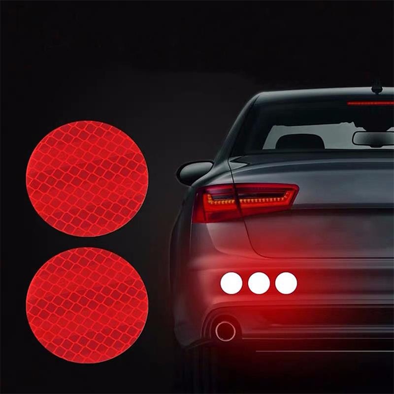 10pcs car truck bumper safety reflective warning lane night driving riding safety stickers motorcycle bikes safety sticker 2024 - $6.99