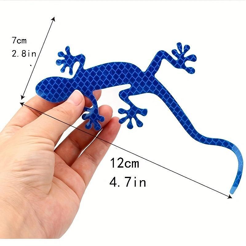 2Pcs Car Reflective Sticker Safety Warning Mark Cars Auto Exterior Accessories Night Driving Warning Gecko Strip Light Reflector 2024 - $6.99