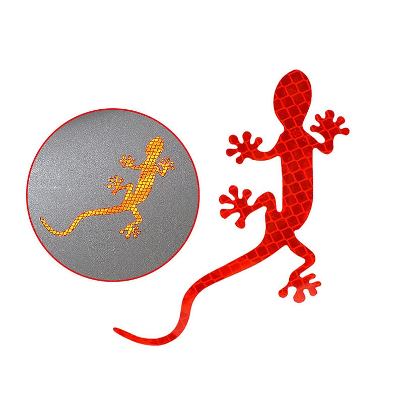 2Pcs Car Reflective Sticker Safety Warning Mark Cars Auto Exterior Accessories Night Driving Warning Gecko Strip Light Reflector 2024 - $6.99