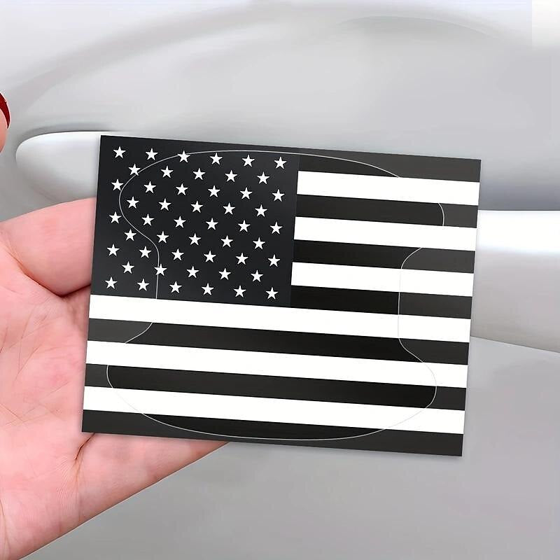 4/8pcs Car Door Handle American Flag Sticker American Celebration Festival Car Door Handle Flag Protection Sticker Prevent Body Scratch 2024 - GBP £0.