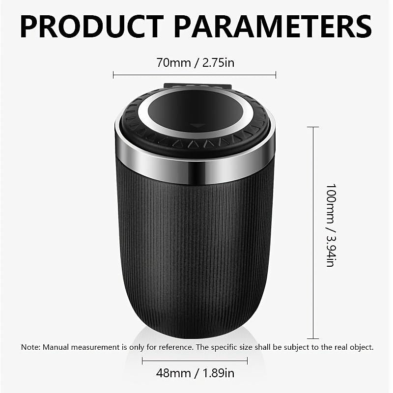 StarFire Car Ashtray Multi-functional Personalized Car Supplies General Household Portable Metal Liner Ashtray 2024 - $7.99