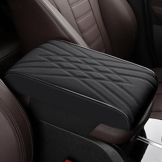 Car Armrest Cushion Pad Universal Fit Memory Foam Armrest Pillow with Polyester Cover Durable and Dirt-Resistant Enhanced Comfort Center Console Suppo