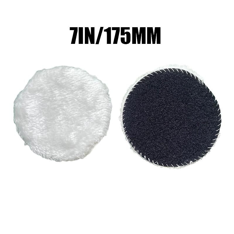 StarFire 10pcs/set 5 Sizes 3-7In Wool Polishing Disc Waxing Polishing Buffing Pads Car Paint Care Polisher Pads For Car Auto Washing Accessories 2024