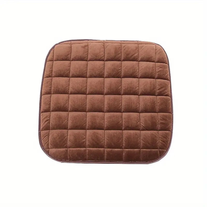 Warm Single Pad Car Seat Cushion Plush Backless Tie Free Anti Slip Car Seat Cushion Autumn And Winter 2024 - GBP £10