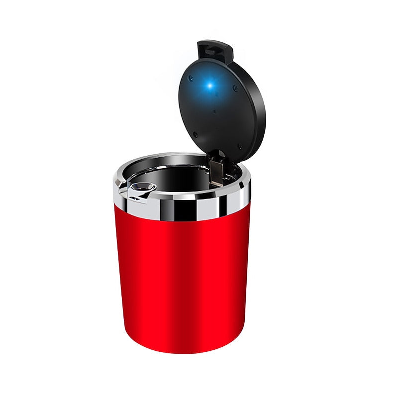 StarFire Portable Auto LED Ashtray With Blue Light Car Styling Smokeless Ash Tray For AUDI A3 A4 A5 A6 A7 A8 Accessories 2024 - GBP £7