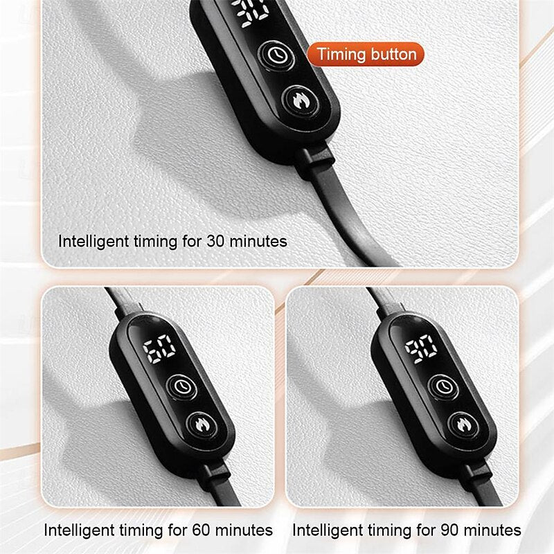 StarFire Car Heated Seat Cushion USB Plug-in Electric Heater Seat Pad Soft 3 Gear Temperature Seat Heating Cover Plush Car Home Dual use 2024 - $31.99