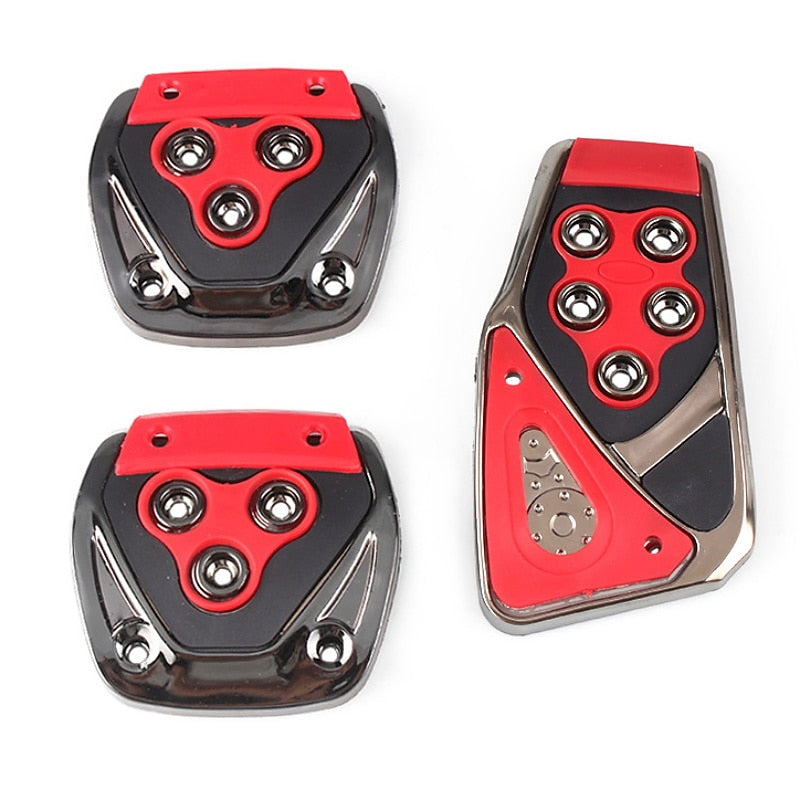 3Pcs Universal Non Slip Pedals Accelerator Brake Clutch Footrests Cover Set for Manual Transmission Car 2024 - $7.99