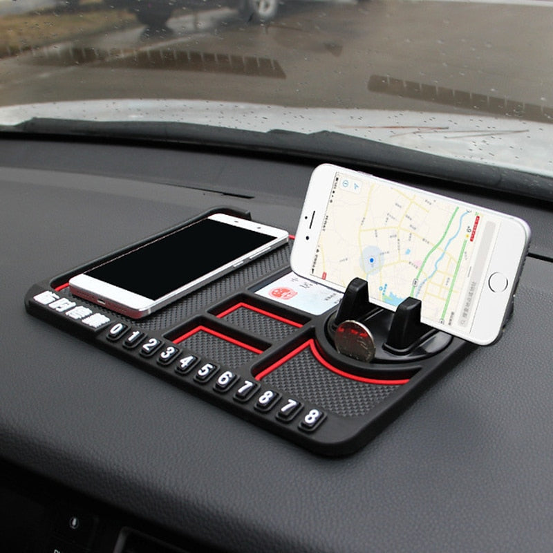 Multifunctional Car Anti-Slip Mat Non-Slip Phone Sticky Anti Slip Dash Mount Phone Silicone Car Board Mat Pad 2024 - $8.99