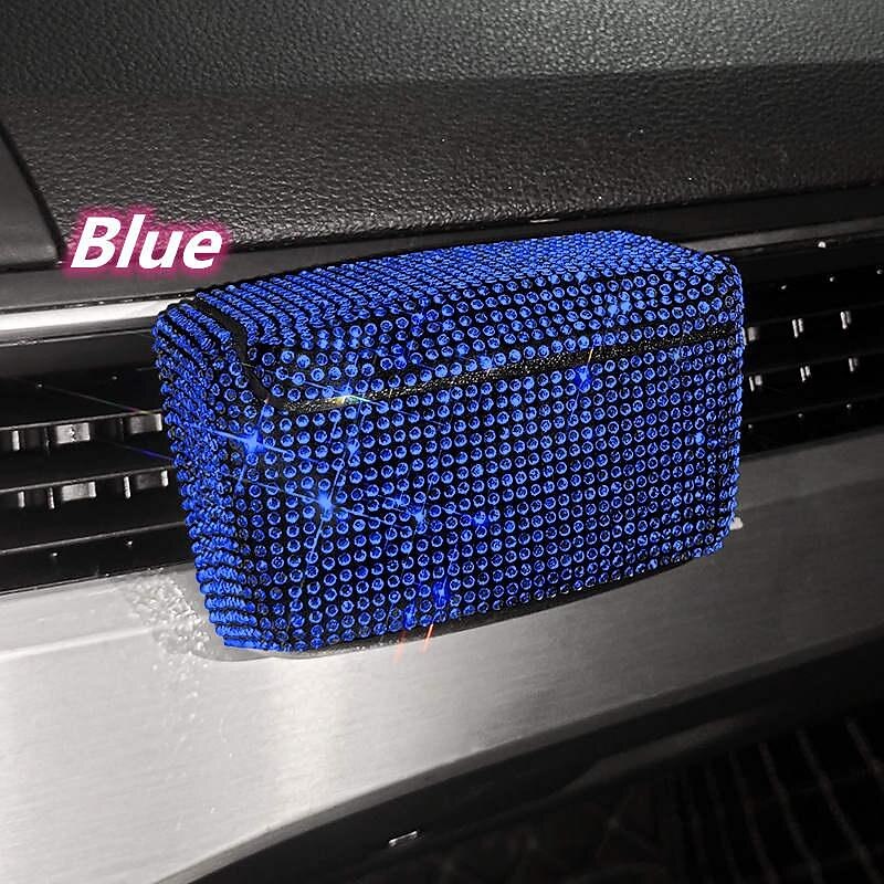 7 Colors Bling Bling Car Air Vent Mounting Cigarette Ashtray Holder Cup with Blue Light 2024 - $14.99