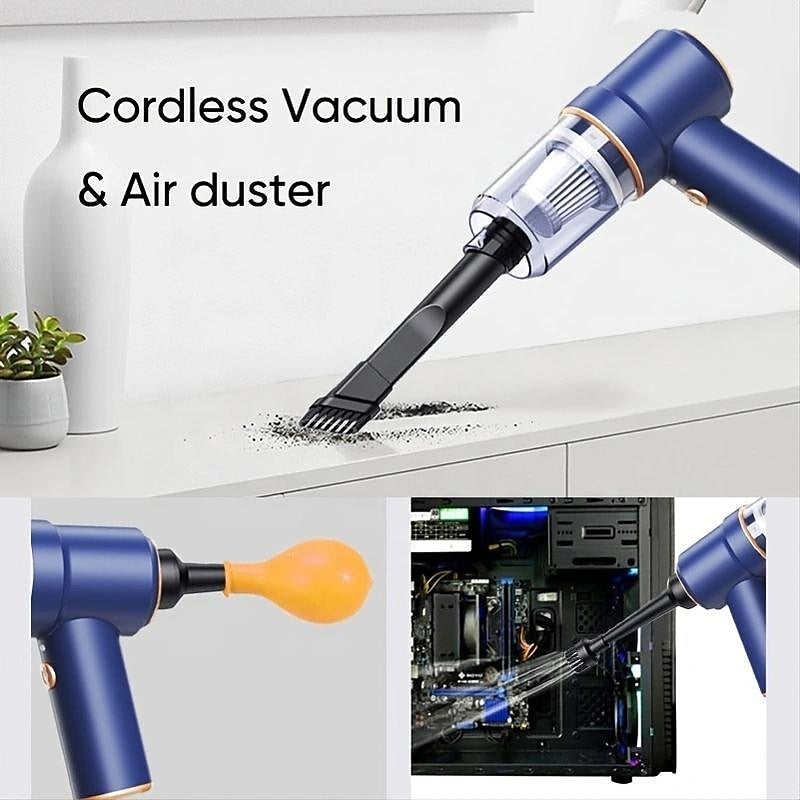 8000Pa Wireless Car Vacuum Cleaner Cordless Handheld Auto Vacuum Home Car Dual Use Mini Vacuum Cleaner With Built-in Battrery 2024 - GBP £23