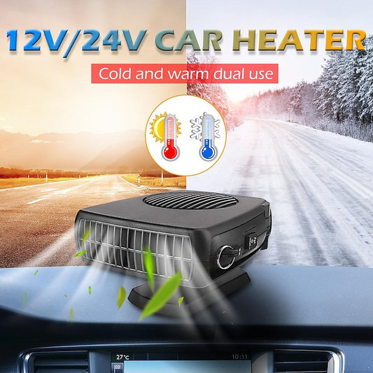 Car 12v Car Heater Electric Mini Car Electric Heater 24v Window Glass Defrosting Defogging Heating 2024 - $13.99