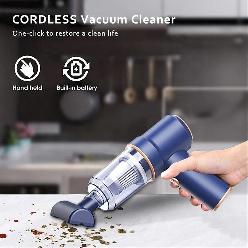 8000Pa Wireless Car Vacuum Cleaner Cordless Handheld Auto Vacuum Home Car Dual Use Mini Vacuum Cleaner With Built-in Battrery 2024 - GBP £23