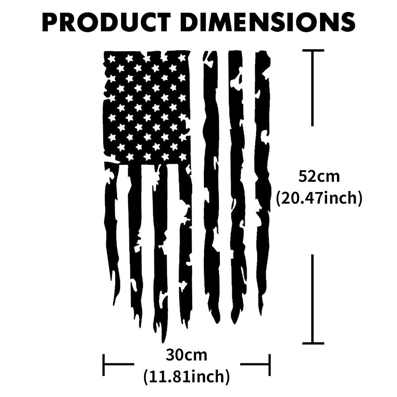 American USA Flag Truck Tailgate Vinyl Decal Car Sticker Compatible with Most Pickup Trucks and Most Vehicles 2024 - $7.99