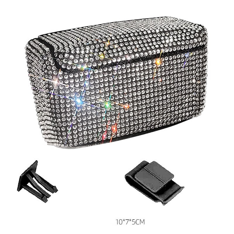 7 Colors Bling Bling Car Air Vent Mounting Cigarette Ashtray Holder Cup with Blue Light 2024 - $14.99