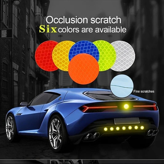 10pcs car truck bumper safety reflective warning lane night driving riding safety stickers motorcycle bikes safety sticker 2024 - $6.99