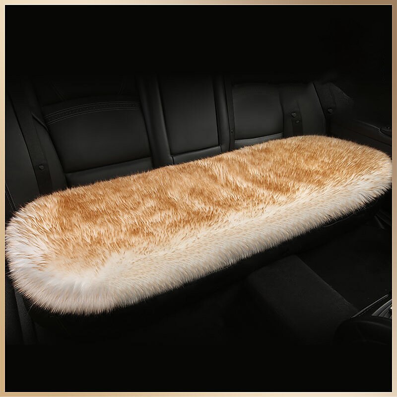New Fur Car Seat Covers Fiber Faux Auto Seats Cushion Long Plush Winter Warm Seats Mats Universal 12 Colors 2024 - $31.99