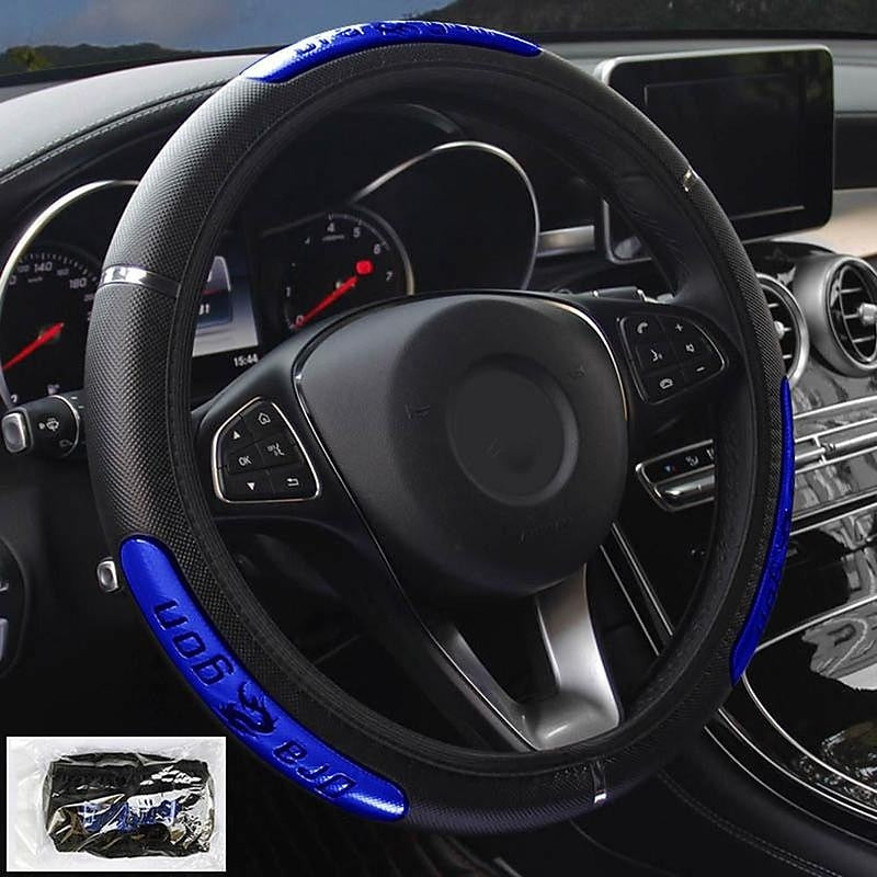 StarFire Reflective Synthetic Leather Steering Wheel-flywheel/China Dragon Design Car Steering Wheel Covers 2024 - GBP £7
