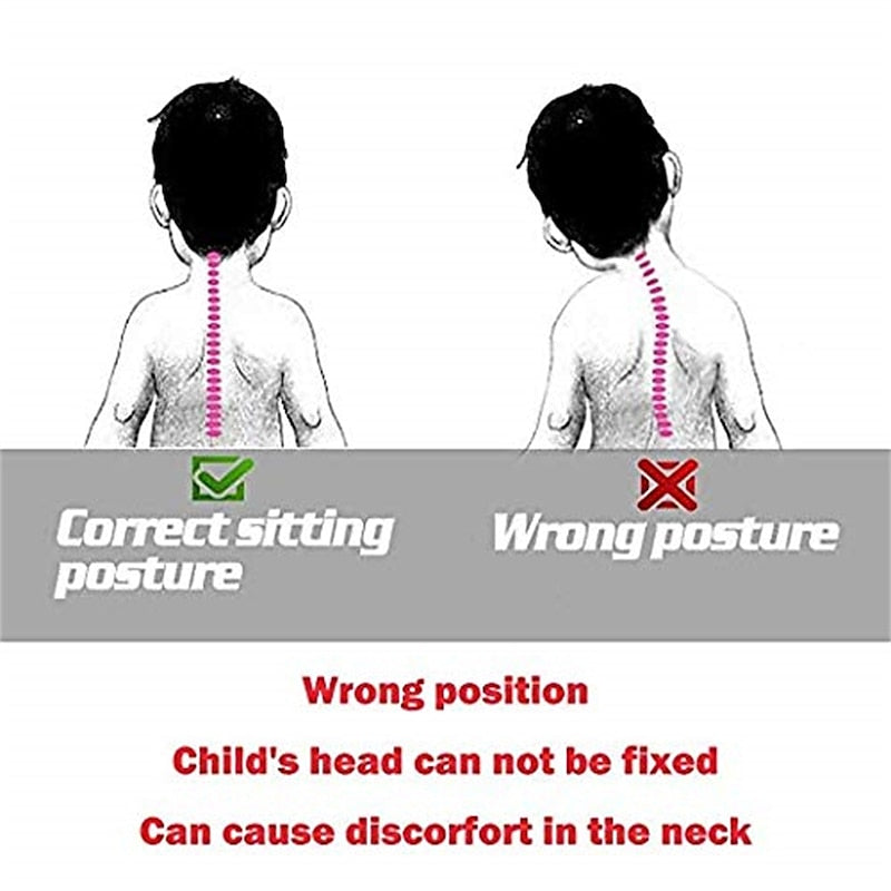 Baby Head Support for Car Seat-Car Seat Head Support for Toddler-Head Band Strap Headrest Stroller Carseat Sleeping Baby Carseat Head Support for Todd