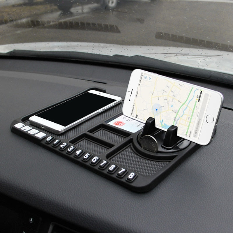 Multifunctional Car Anti-Slip Mat Non-Slip Phone Sticky Anti Slip Dash Mount Phone Silicone Car Board Mat Pad 2024 - $8.99